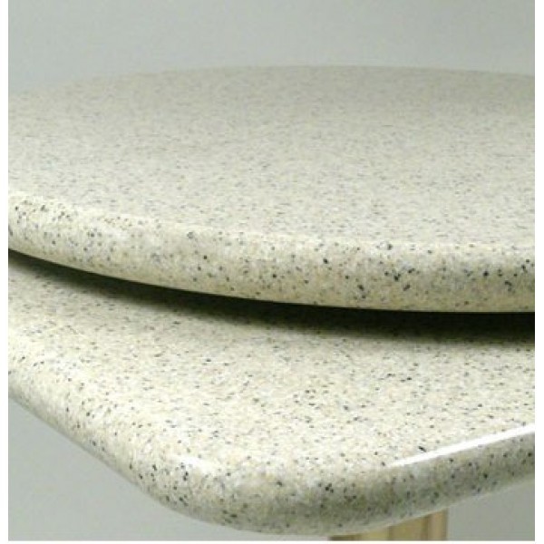 Commercial Restaurant Table Tops 24" Round Bullnose Edge Acrylic Table Top