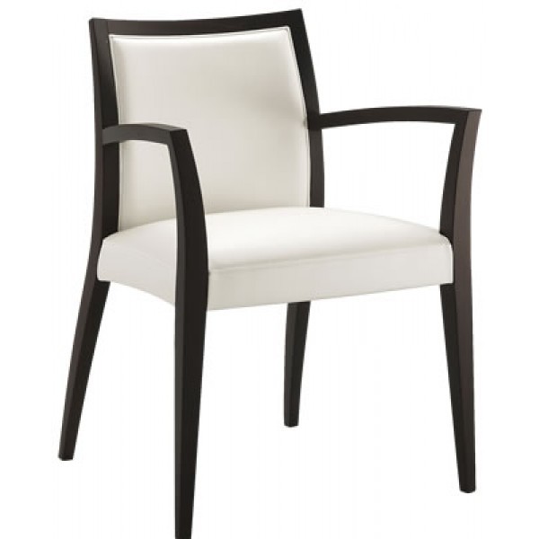 Contemporary Restaurant Solid Beech Wood Arm Chair CFC-296 