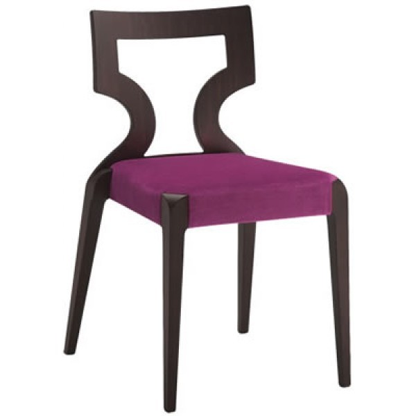 Contemporary Restaurant Solid Beech Wood Side Chair CFC-191W 