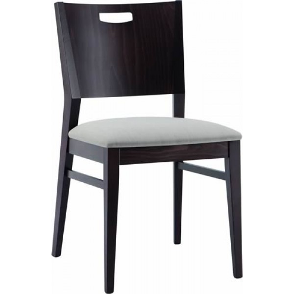 Contemporary Restaurant Solid Beech Wood Side Chair - CFC1015W