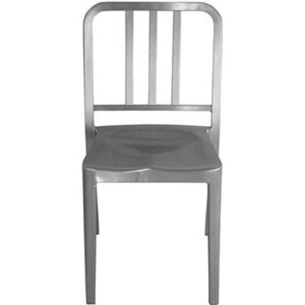 Eco Friendly Indoor Restaurant Furniture Heritage Aluminum Stacking Side Chair