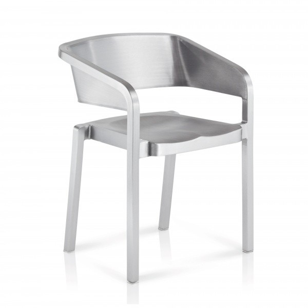 Eco Friendly Indoor Restaurant Furniture SoSo Aluminum Arm Chair