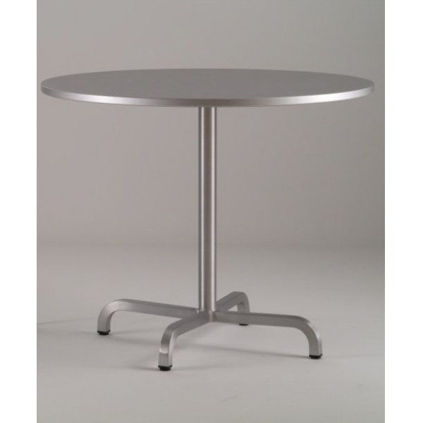 Eco Friendly Outdoor Restaurant Furniture 30" Round Aluminum Cafe Table