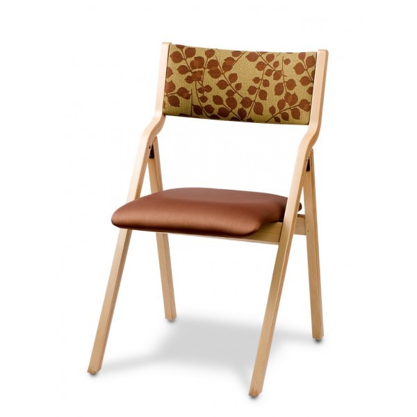 European Beech Solid Wood Restaurant Stackable Chairs Holsag Milan Folding Chair - Horizontal Stacker