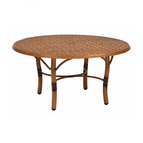 Glade Isle Coffee Table With Thatch Top