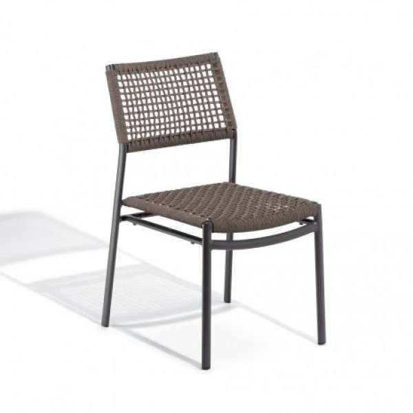 Del Campo Rope Stacking Dining Chair, Hospitality Outdoor Furniture