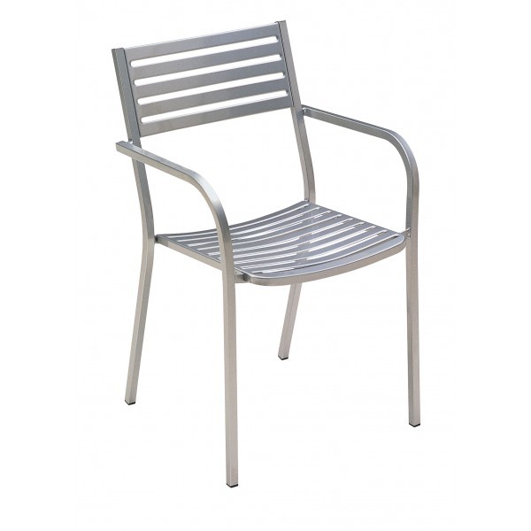 Italian Wrought Iron Restaurant Chairs Segno Arm Chair