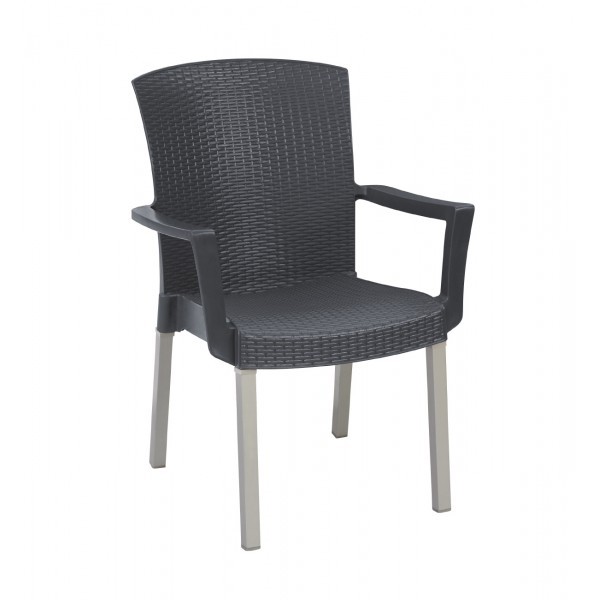Restaurant Hospitality Outdoor Chairs Havana Classic Stacking Arm Chair