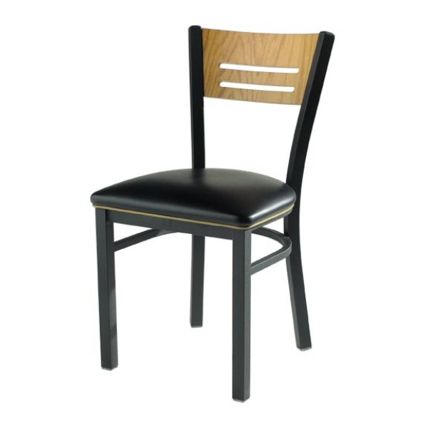 Wood Side Chair with Upholstered Seat 952
