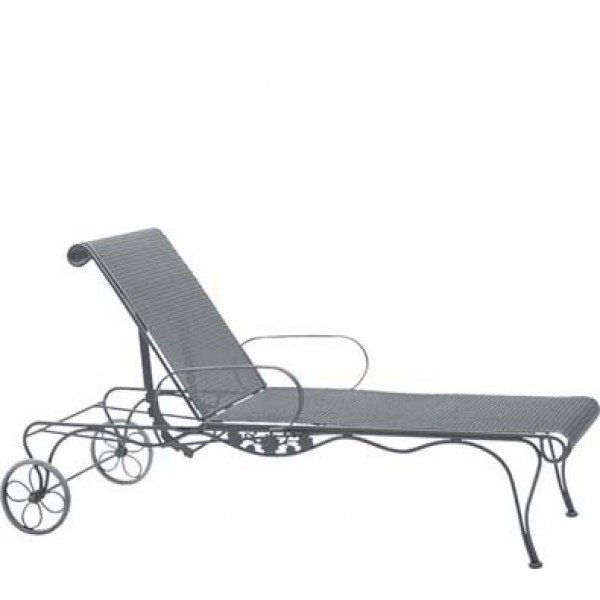 Wrought Iron Hospitality Chaise Lounges Briarwood Adjustable Chaise Lounge