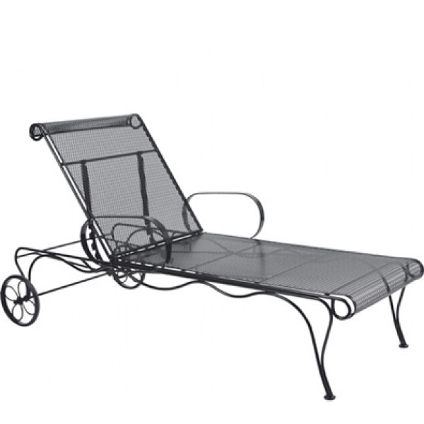 Wrought Iron Hospitality Chaise Lounges Tucson Adjustable Chaise Lounge