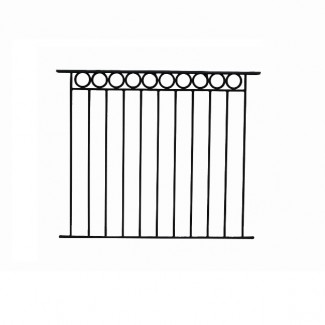 Wrought Iron Furniture Collections 4ft Portable Fence Section