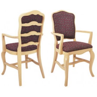 Beechwood Arm Chair WC-495UR with Picture Back