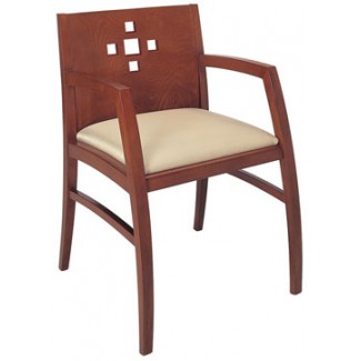 Beechwood Arm Chair with 3 Santa Fe Design WC-939UR