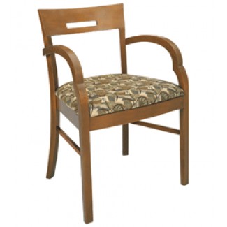 Beechwood Arm Chair with Open Back WC-927UR