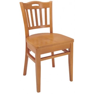 Beechwood Side Chair WC-755VR All Wood