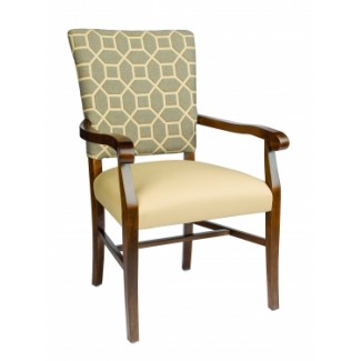 European Beech Solid Wood Restaurant Chairs Holsag Remy Accent Arm Chair