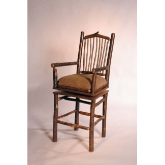 Hickory Swivel Bar Chair with Arms CFCJP914 