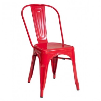 Industrial Style Restaurant Chairs Westinghouse Industrial Side Chair - Red