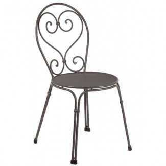 Italian Wrought Iron Restaurant Chairs Pigalle Side Chair