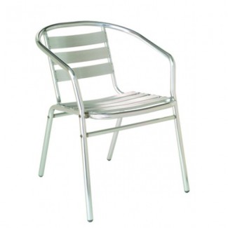 Italian Wrought Iron Restaurant Chairs Sara Arm Chair