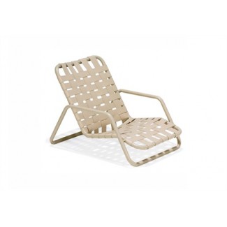 Oasis Crossweave Strap High Back Nesting Sand Chair
