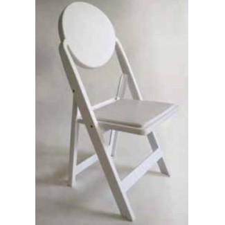 Louis Resin Folding and Stacking Chair - White
