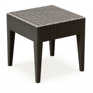 Miami Resin Side Table - Brown
