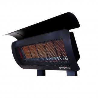Commercial Outdoor Bromic Tungsten Smart-Heat Gar Heater Black