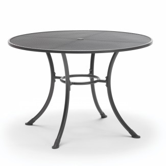 round mesh top outdoor table