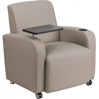 Westwood Tablet Chair With Front Wheel Casters