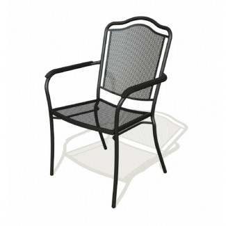 Wrought Iron Restaurant Chairs Newport Arm Chair