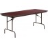 30'' x 72'' High Pressure Mahogany Laminate Folding Table