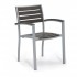Aluminum And Wood Composite Restaurant Arm Chairs Miami Arm Chair