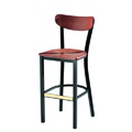 Bar Stool with Wood Seat 921-30