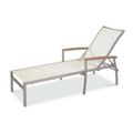 Bayhead Woven Sun Lounger with Arms - Mesh