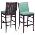 Beechwood Bar Stool BS-473UR with Picture Back