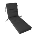 Chaise Lounge Cushion with Ties (B Fabric)