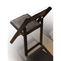 Chip Folding and Stacking Chair - Black
