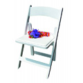 Chip Recycled Folding and Stacking Chair - Gray