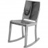 Eco Friendly Indoor Restaurant Furniture Hudson Aluminum Rocking Chair