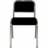 Eco Friendly Indoor Restaurant Furniture Nine-0 Aluminum Stacking Soft Back Side Chair