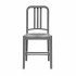 Eco Friendly Outdoor Restaurant Breakroom Chairs 111 Navy Recycled Chair - Flint