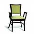 Eco Friendly Restaurant Beech Solid Wood Arm Chair CC106 Series 