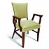 Eco Friendly Restaurant Beech Solid Wood Arm Chair CC107 Series 