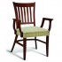 Eco Friendly Restaurant Beech Solid Wood Arm Chair CC110 Series 