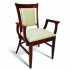 Eco Friendly Restaurant Beech Solid Wood Arm Chair CC111 Series 