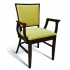 Eco Friendly Restaurant Beech Solid Wood Arm Chair CC115 Series 