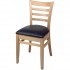 European Beech Solid Wood Restaurant Side Chairs Holsag Carole Side Chair