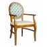 European Beech Solid Wood Restaurant Chairs Holsag Bristol Arm Chair